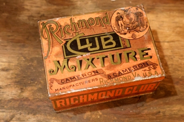 画像1: dp-260501-08 CAMERON & CAMERON 1910's-1920's Richmond CLUB MIXTURE TOBACCO CAN