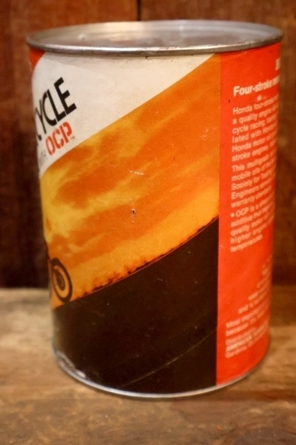 画像5: dp-260204-83 HONDA FOUR-STROKE MOTORCYCLE ONE U.S. QUART OIL CAN