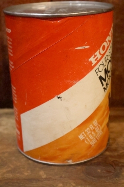 画像6: dp-260204-83 HONDA FOUR-STROKE MOTORCYCLE ONE U.S. QUART OIL CAN