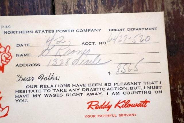 画像3: ct-260401-03 Reddy Kilowatt / 1950' Invoice