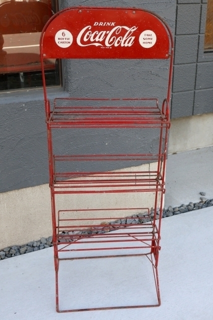 画像1: dp-260325-15 【※店頭ピックのみ】Coca-Cola 1950's-1960's Carton Display Wire Rack