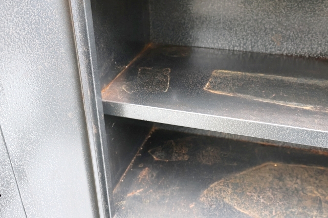 画像10: dp-260417-12 1980's-1990's METAL PARTS CABINET with Stickers
