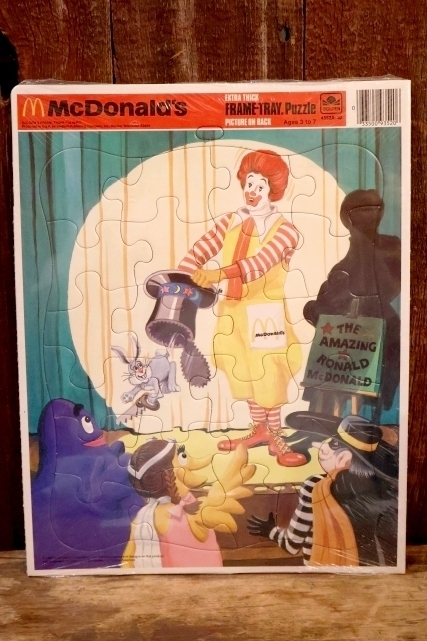 画像1: ct-260325-31 McDonald's / GOLDEN 1980's FRAME-TRAY Puzzle