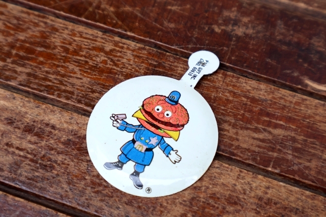 画像2: ct-260520-12 McDonald's / BIG MAC POLICE 1970's-1980's Clip Button