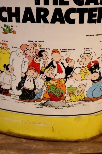画像6: ct-260520-04 Popeye / CHEINCO 1960's-1970's Trash Can