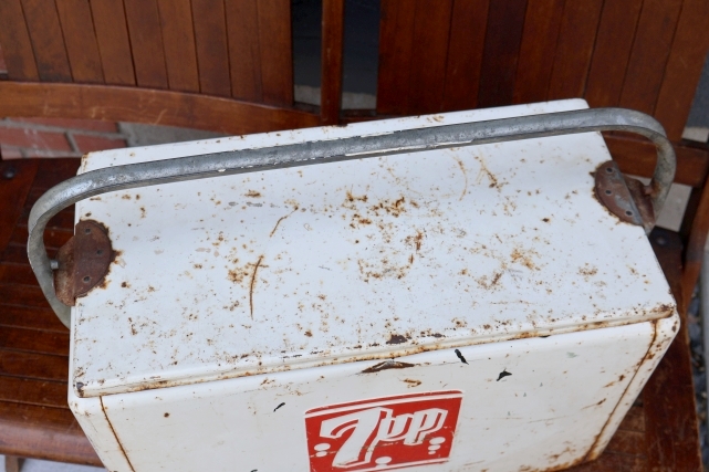 画像10: 【ジャンクコンディション】dp-260325-06 7 Up / Cronstorms MFG. CO. 1950's Cooler Box