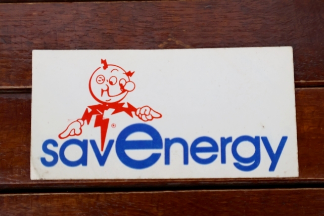画像1: ct-260401-03 Reddy Kilowatt / savenergy 1960's Sticker