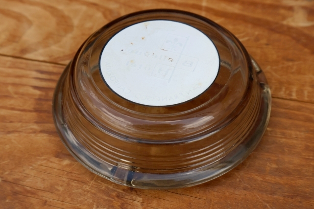 画像5: ct-260204-60 Bellevue Hotel VINTAGE GLASS ASHTRAY
