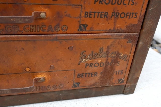画像4: dp-260325-26 E. EDELMANNS & CO. / 1940's METAL CABINET