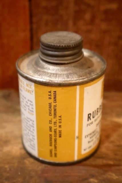 画像4: dp-250618-28 Sears 1960's RUBBER CEMENT 4 FL.OZ. CAN