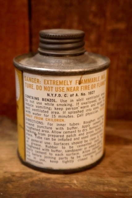 画像3: dp-250618-28 Sears 1960's RUBBER CEMENT 4 FL.OZ. CAN