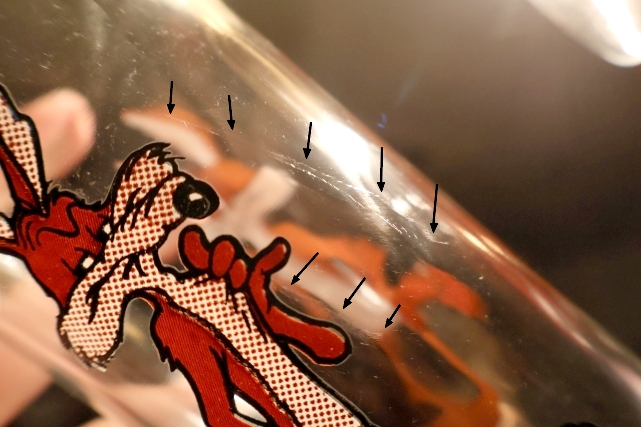 画像10: gs-260601-03 Wile E. Coyote / PEPSI 1973 Collector Series Glass
