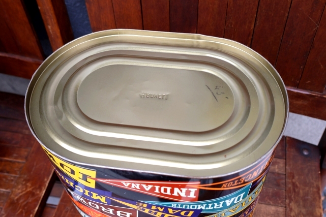 画像14: dp-260601-05 HARVELL 1950's-1960's COLLEGE PENNANT TRASH CAN