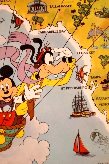 画像3: ct-260601-07 Walt Disney World / 1970's Serving Tin Tray 