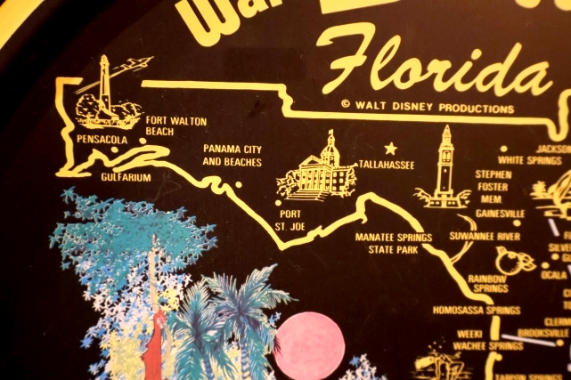 画像5: ct-260601-06 Walt Disney World / 1970's Serving Tin Tray 
