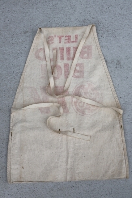 画像9: dp-260529-04 GENERAL ELECTRIC 1950's-1960's "LET'S BUILD BIG! GE TV" Apron