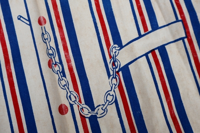 画像3: dp-260529-04 GENERAL ELECTRIC 1960's Striped Kid's Apron