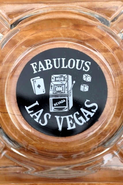 画像1: dp-260601-11 FABULAOUS LAS VEGAS GLASS ASHTRAY