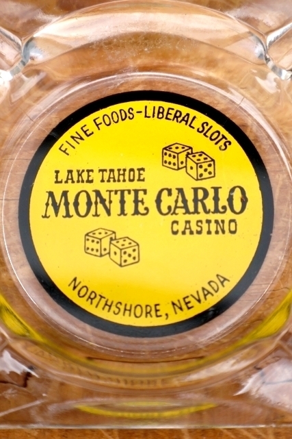 画像1: dp-260601-13 LAKE TAHOE MONTE CARLO CASINO GLASS ASHTRAY