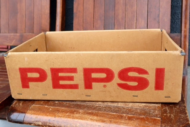 画像1: dp-260601-24 PEPSI 1970's Cardboard Crate Box