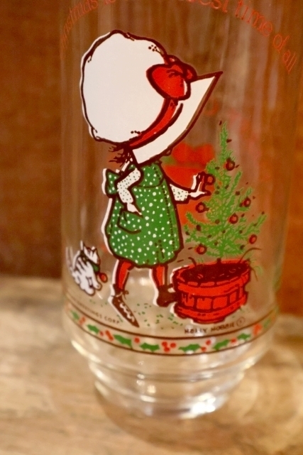 画像2: gs-250618-14 Holly Hobbie / Coca-Cola 1970's Novelty Glass