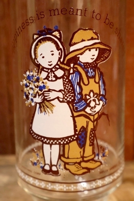 画像2: gs-250618-11 Holly Hobbie / Coca-Cola 1970's Novelty Glass