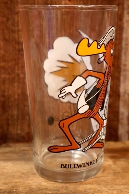 画像3: gs-251201-15 Bullwinkle / Arby's 1970's Novelty 11 oz. Glass