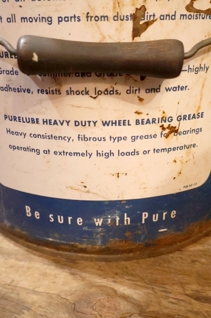 画像5: dp-250618-77 PURE Purelube 1960's 5 U.S. GALLONS GREASE CAN