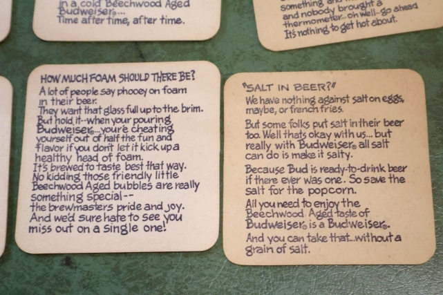 画像6: ct-200101-28 Budweiser / BUD MAN 1970's-1980's Coaster Set