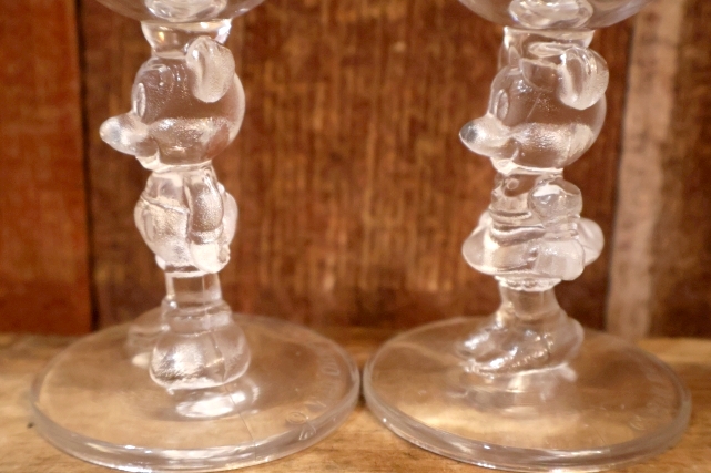 画像4: gt-250618-17 Mickey Mouse & Minnie Mouse 1990's Wine Glass Set