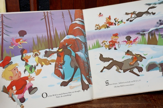 画像6: nt-260601-03 WALT DISNEY'S PETER AND THE WOLF 1959 LP Record