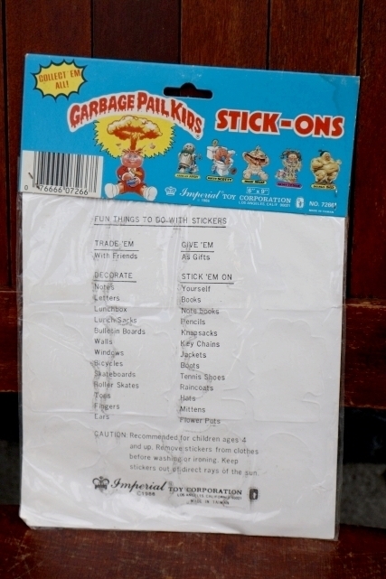 画像10: nt-260701-01 GARBAGE PAIL KIDS 1986 Imperial STICK-ONS STICKERS (C)