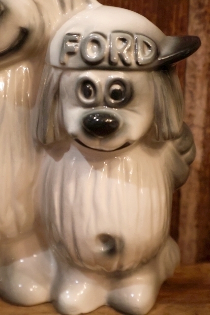 画像3: ct-260106-06 FORD / 1950's-1960's Shaggy Dog Ceramic Coin Bank