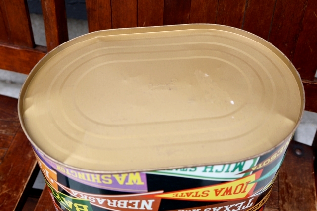 画像12: dp-260601-02 Decoware 1960's COLLEGE PENNANT TRASH CAN