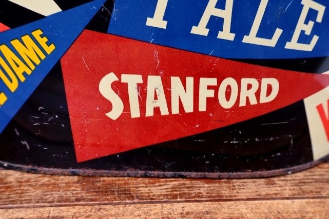 画像8: dp-260601-01 HARVELL 1950's-1960's COLLEGE PENNANT TRASH CAN