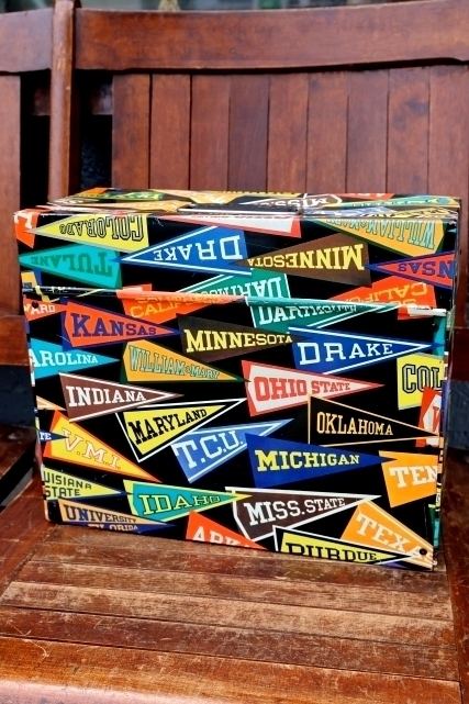 画像12: dp-260601-07 FILE-A-WAY 1950's-1960's COLLEGE PENNANT STUDENT RECORD FILE BOX