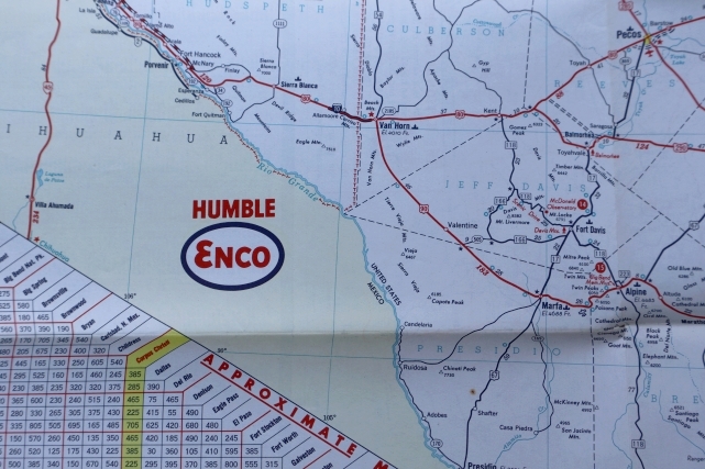 画像5: dp-250728-05 Enco 1962 Road Map "Texas"