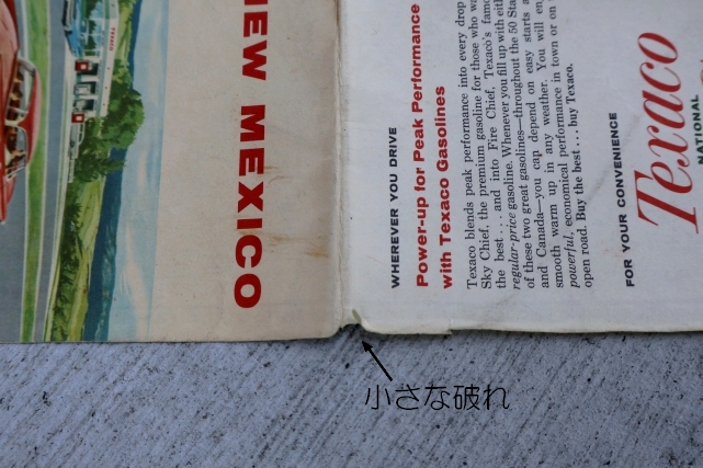画像10: dp-220301-21 TEXACO 1962 Road Map "NEW MEXICO"