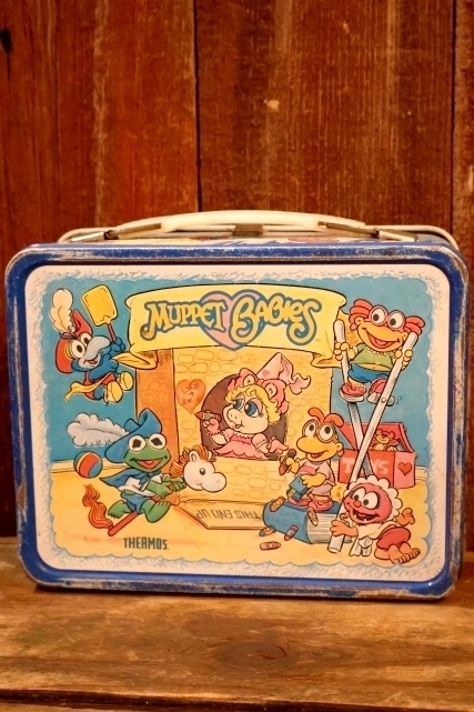 画像1: ct-210501-29 MUPPET BABIES / THERMOS 1980's Metal Lunch Box