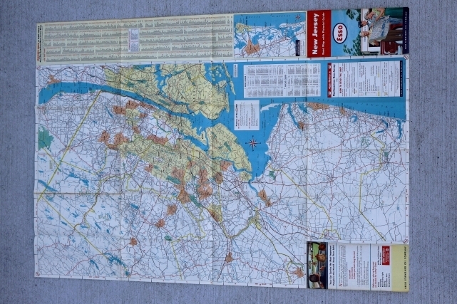 画像7: dp-250728-05 Enco 1953 Road Map "New Jersey"