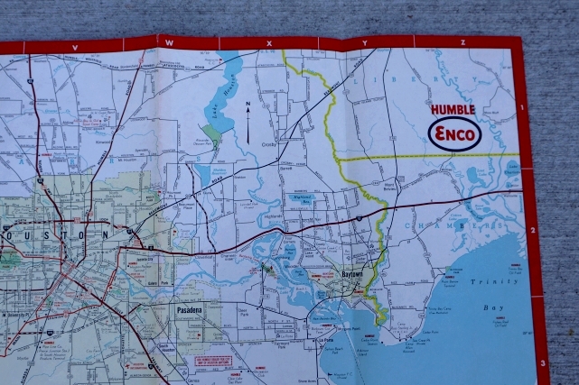 画像12: dp-250728-05 Enco 1962 Road Map "Texas"
