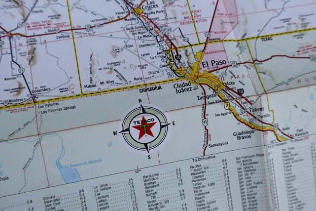 画像5: dp-220301-21 TEXACO 1962 Road Map "NEW MEXICO"