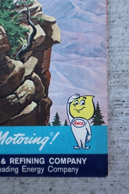 画像2: dp-250728-05 Enco 1962 Road Map "Texas"