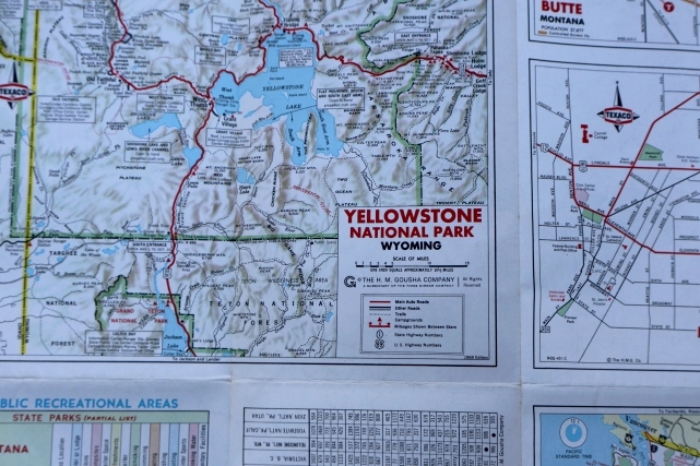 画像8: dp-220301-21 TEXACO 1969 Road Map "MONTANA"