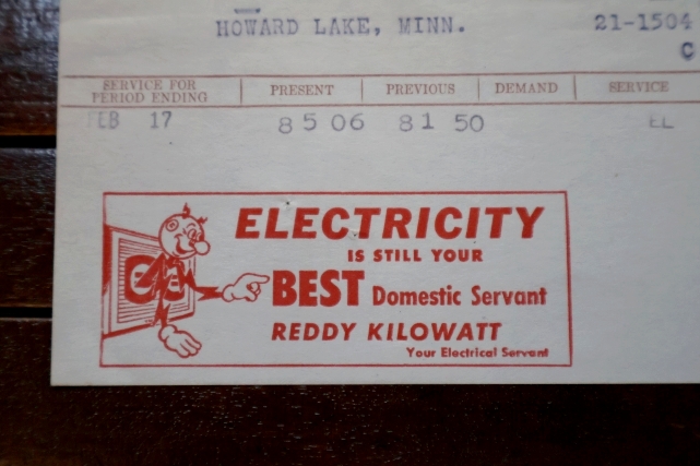 画像2: ct-260401-03 Reddy Kilowatt 1940's Northern States Power Company Commercial (E)