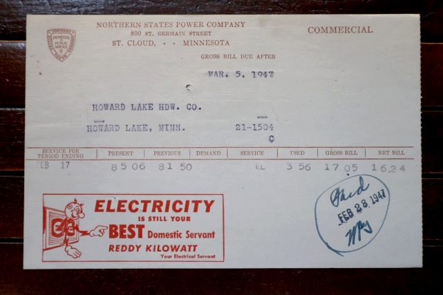 画像1: ct-260401-03 Reddy Kilowatt 1940's Northern States Power Company Commercial (E)