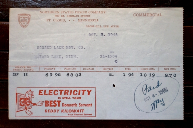 画像1: ct-260401-03 Reddy Kilowatt 1940's Northern States Power Company Commercial (C)