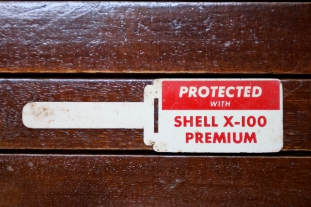 画像1: dp-260701-01 SHELL X-100 PREMIUM LAST OIL CHAMGE TAG (B)