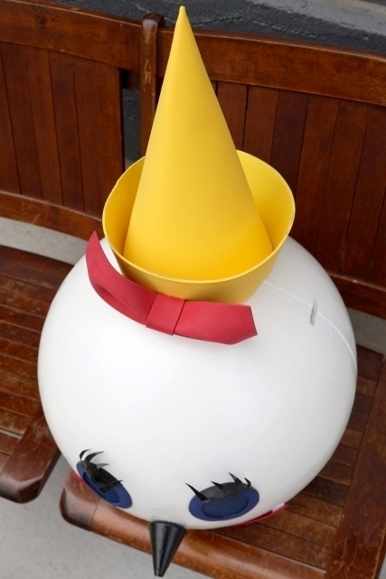 画像4: ct-260401-65 Mrs. Jack in the Box 2000's Halloween Costume Head