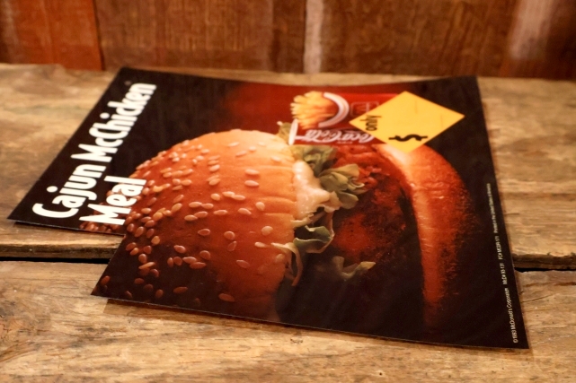 画像3: dp-230901-45 McDonald's / 1993 Menu Sign "Cajun McChicken Meal"